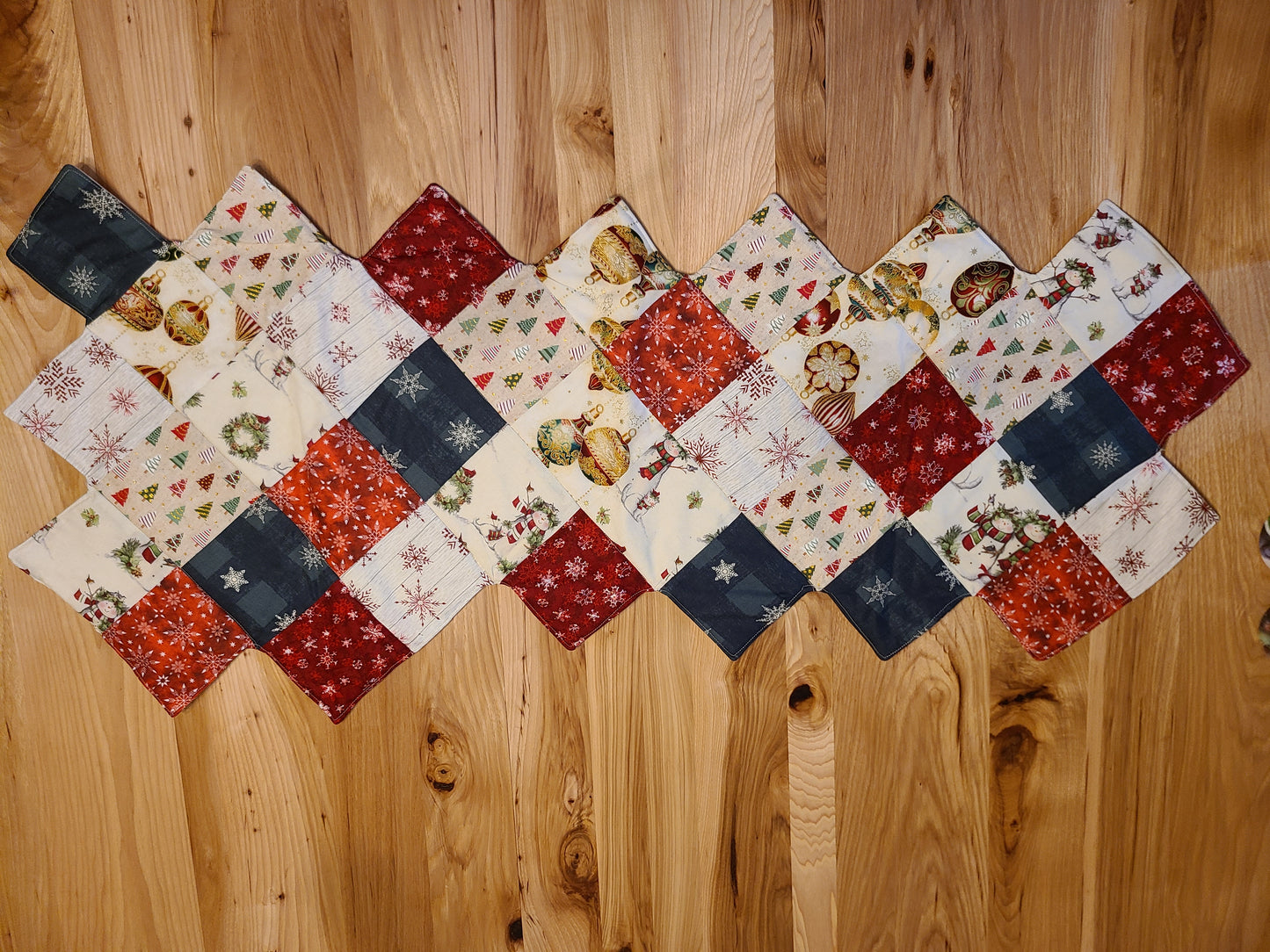 Christmas table runner 41.25" x 16.5"