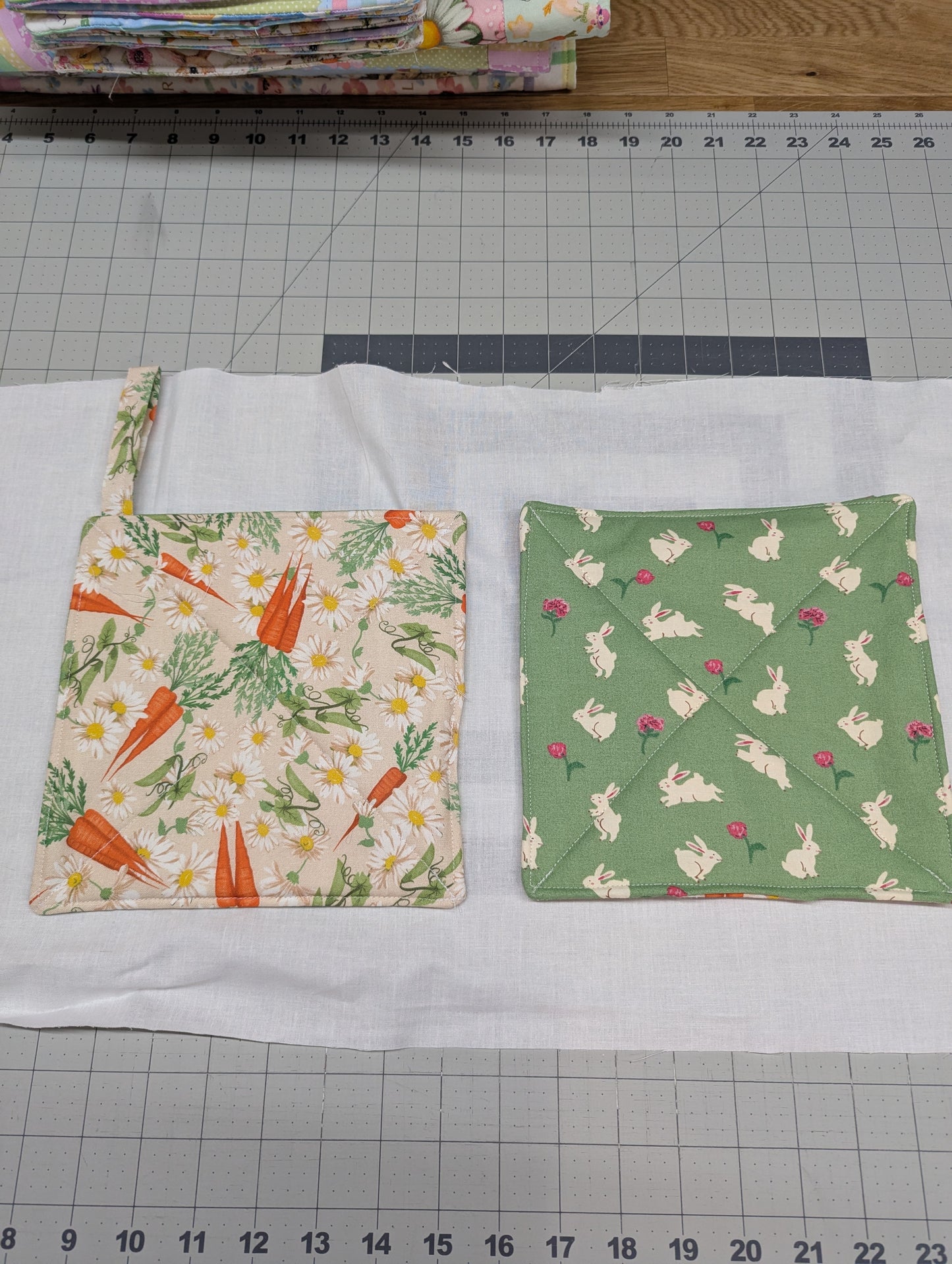 Easter Potholders Double sided