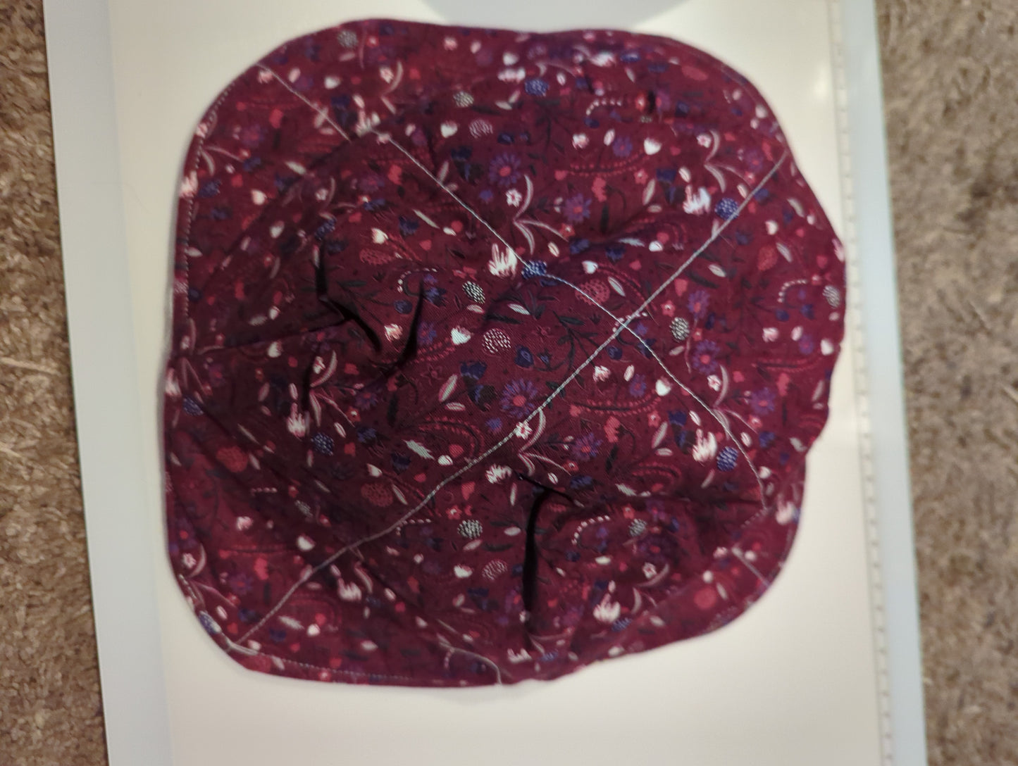 Wine / maroon Cozy double sided