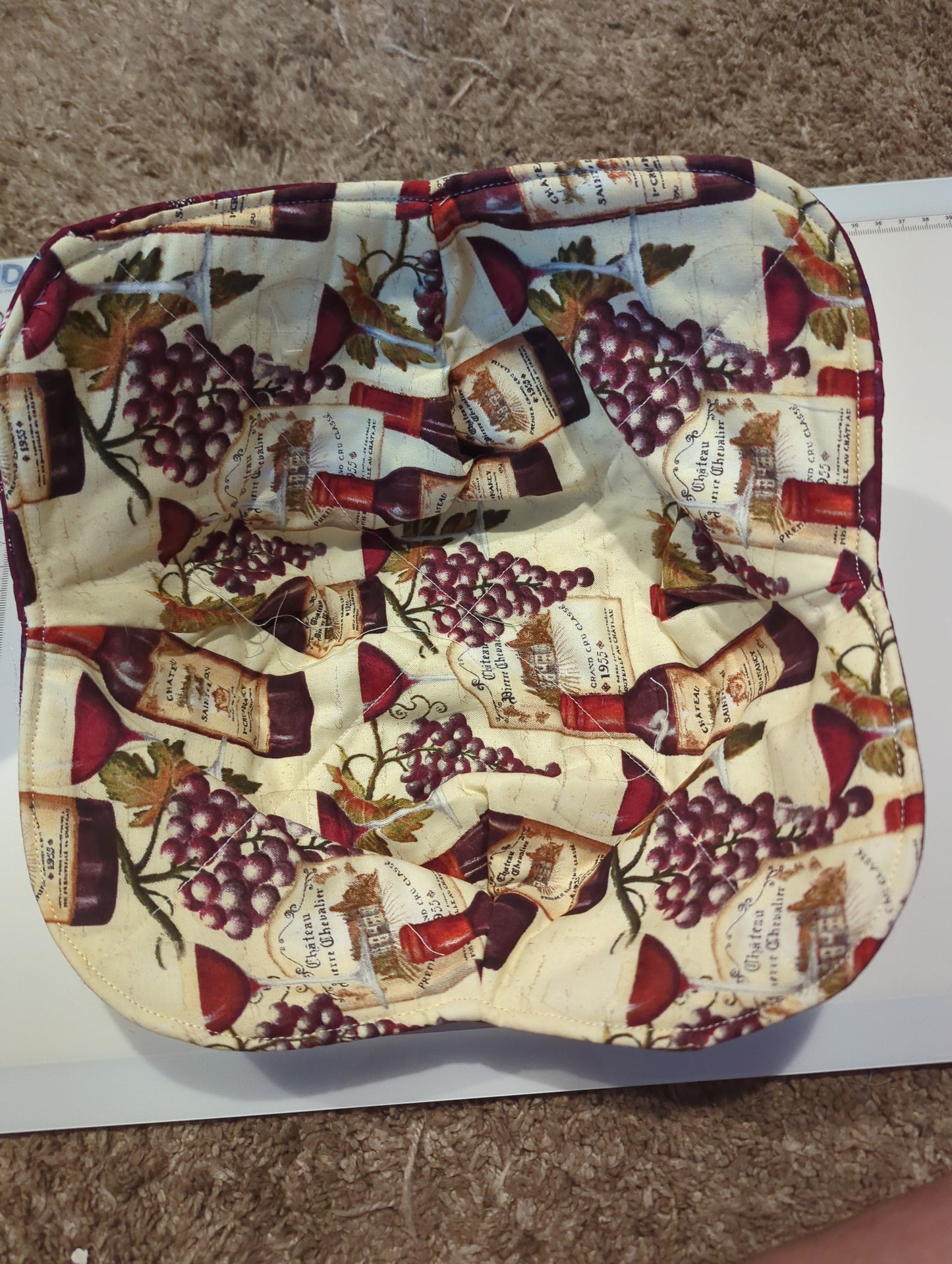 Wine / maroon Cozy double sided
