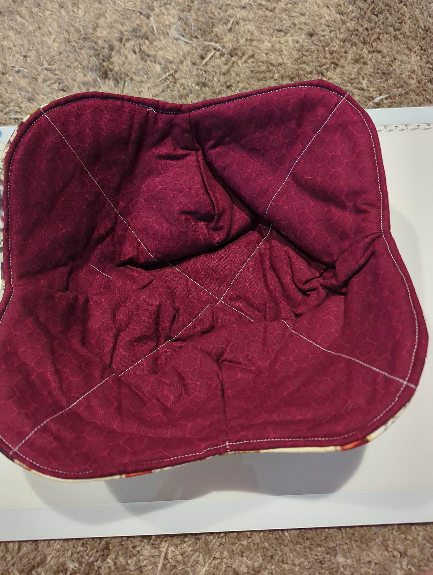 Wine / maroon Cozy double sided