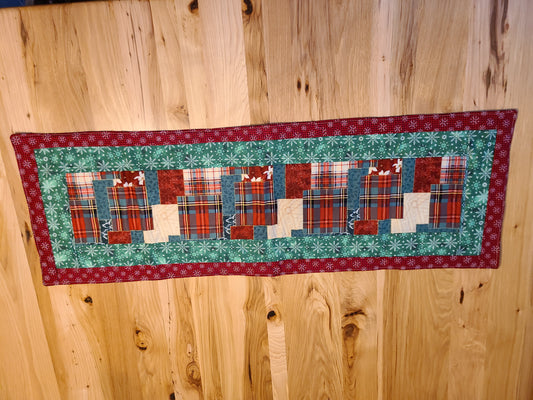 Quilted Christmas Table Runner 43.25x14.25