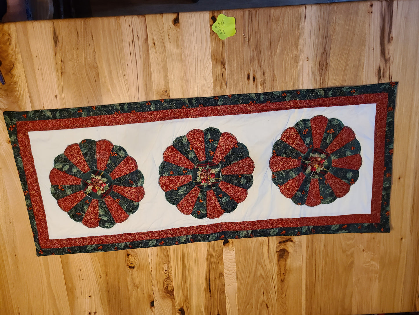 Quilted Christmas Table Runner