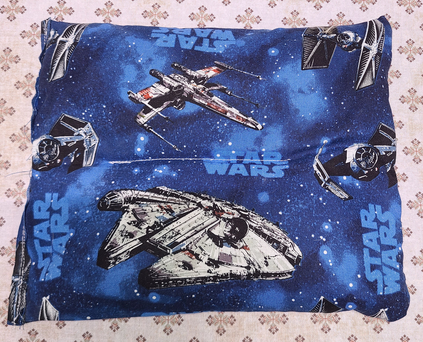 Homemade Heating Pad Star wars  9" x 7"