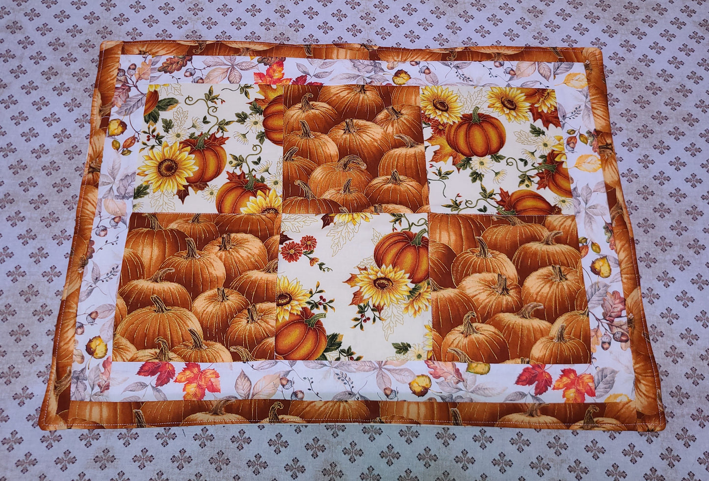 Quilted Table topper fall