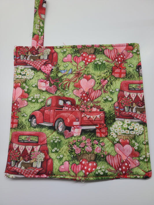 Valentine Pot Holder double sided