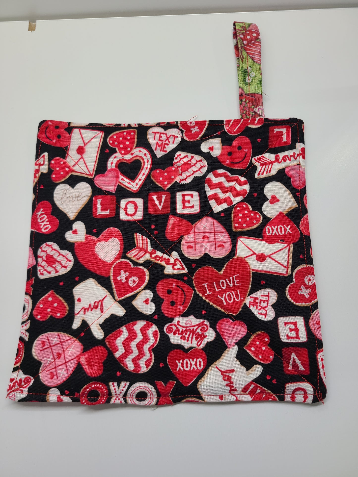 Valentine Pot Holder double sided