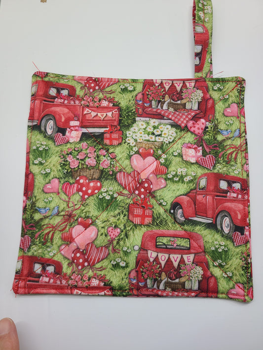 Valentine Pot Holder double sided