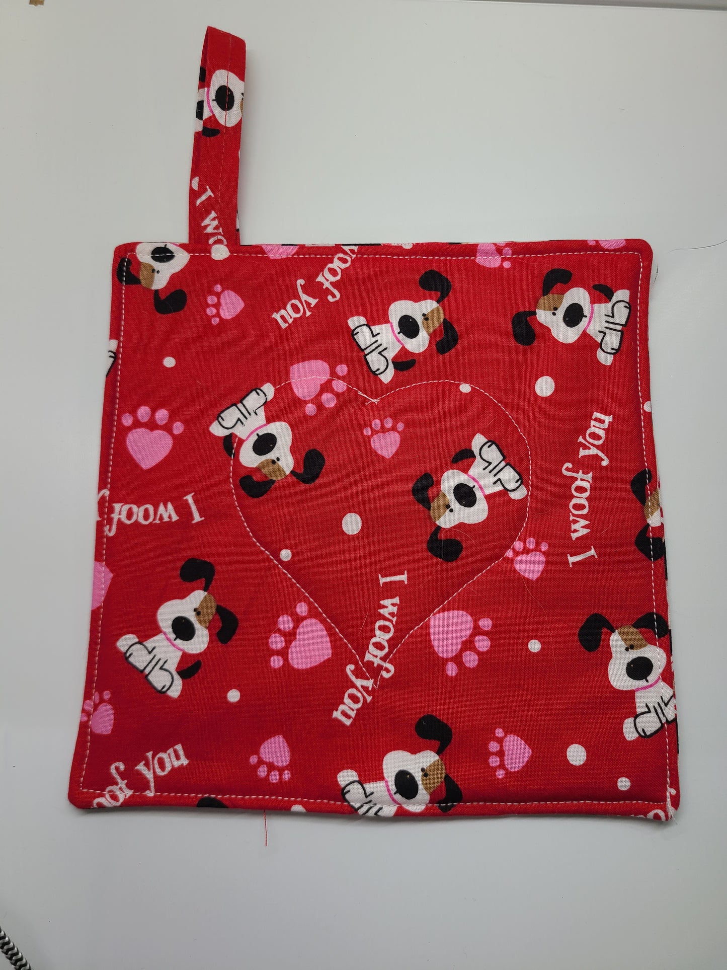 Valentine Pot Holder double sided