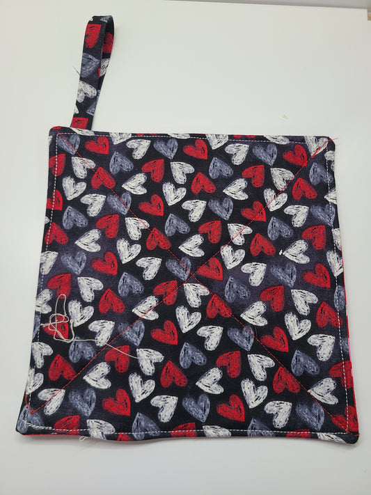 Valentine Pot Holder dbl sided