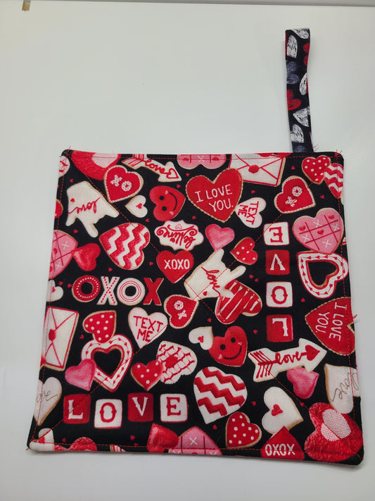 Valentine Pot Holder dbl sided