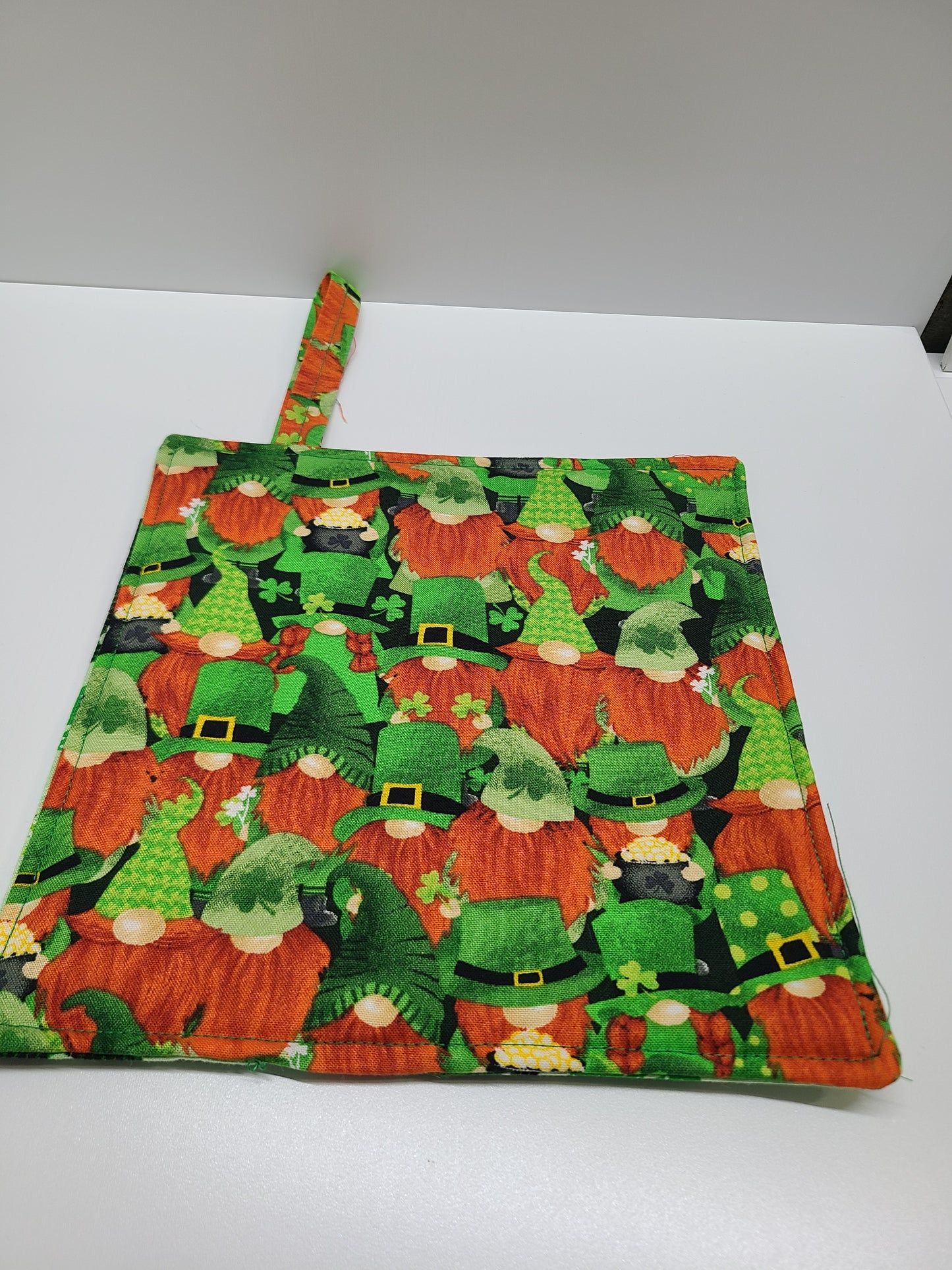 St. Patty's day Pot Holder dbl sided