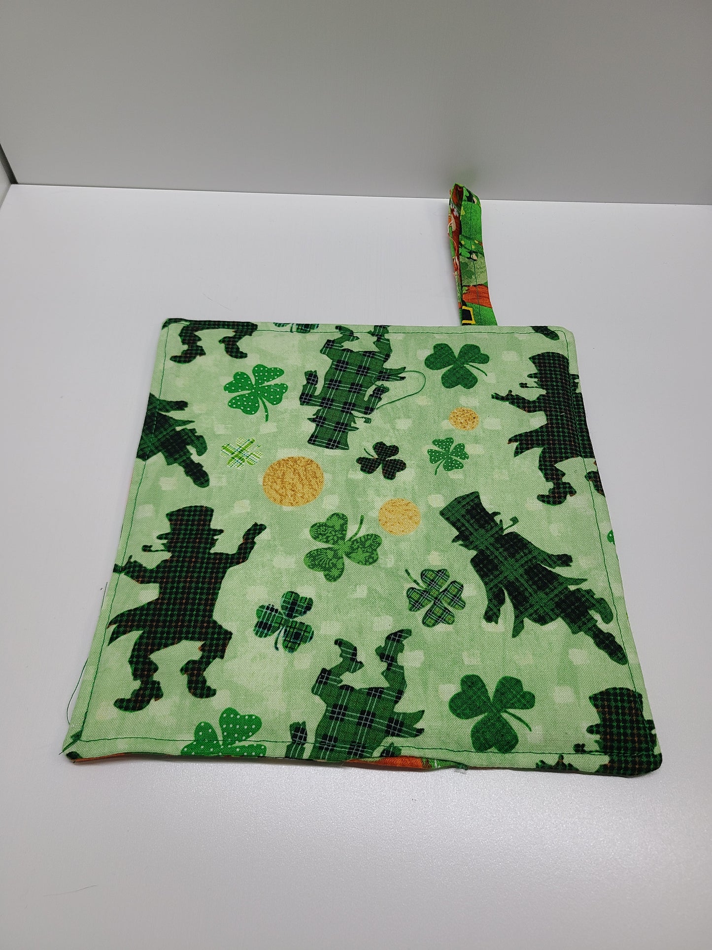 St. Patty's day Pot Holder dbl sided