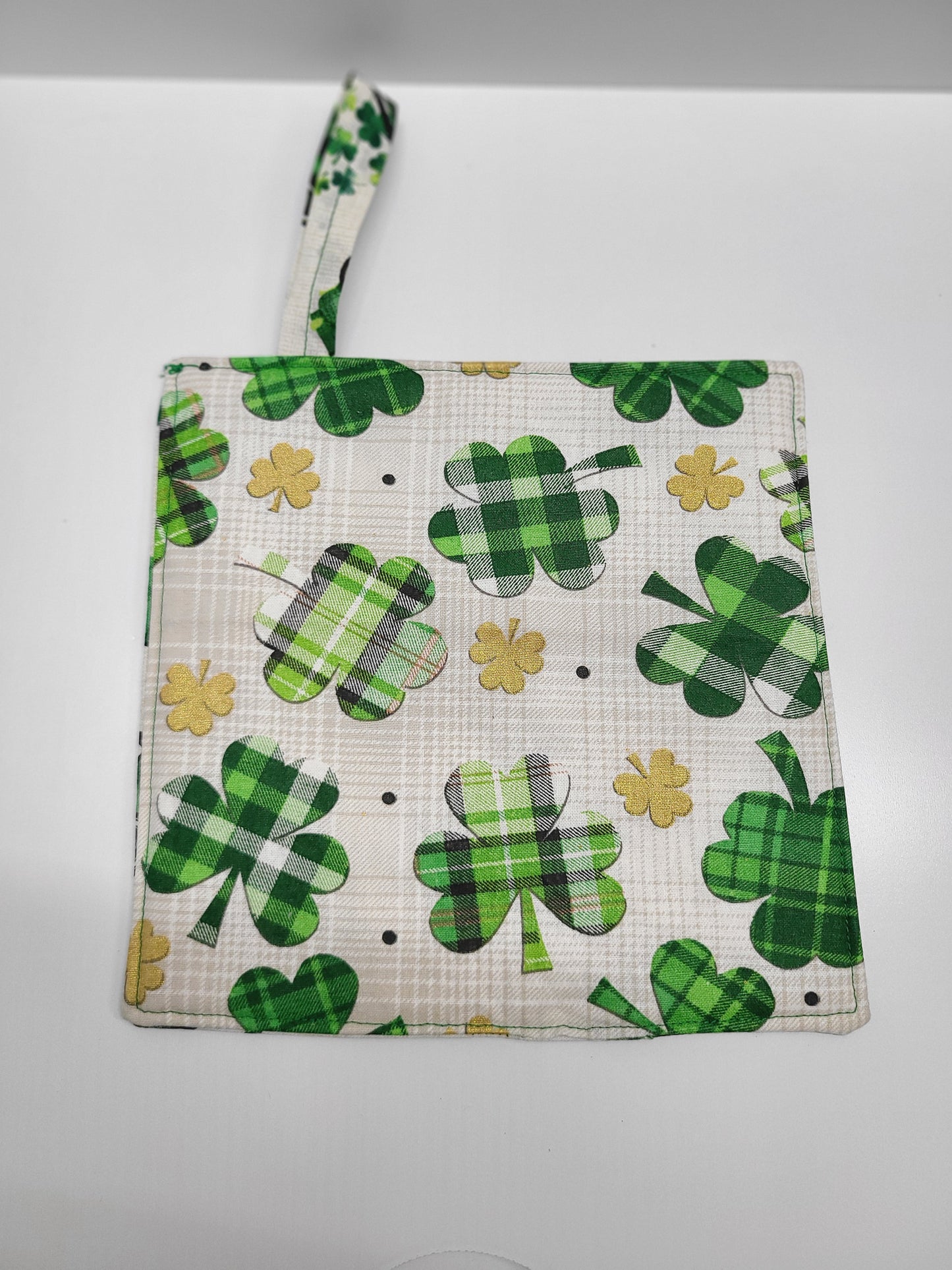 St. Patty's day Pot Holder dbl sided