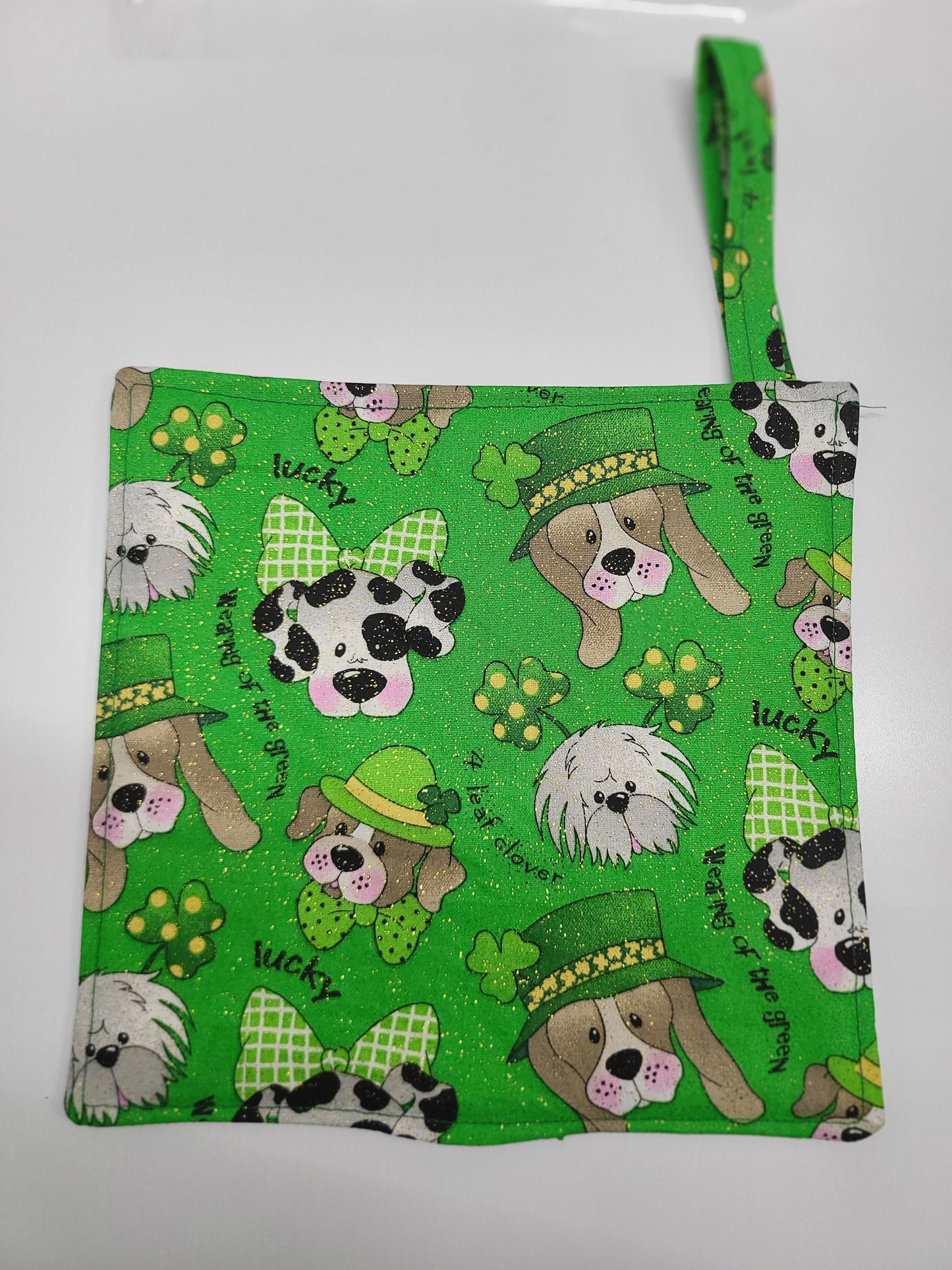 St. Patrick's Day Pot Holder dbl sided