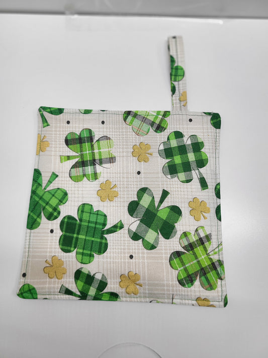 St. Patrick's Day Pot Holder dbl sided