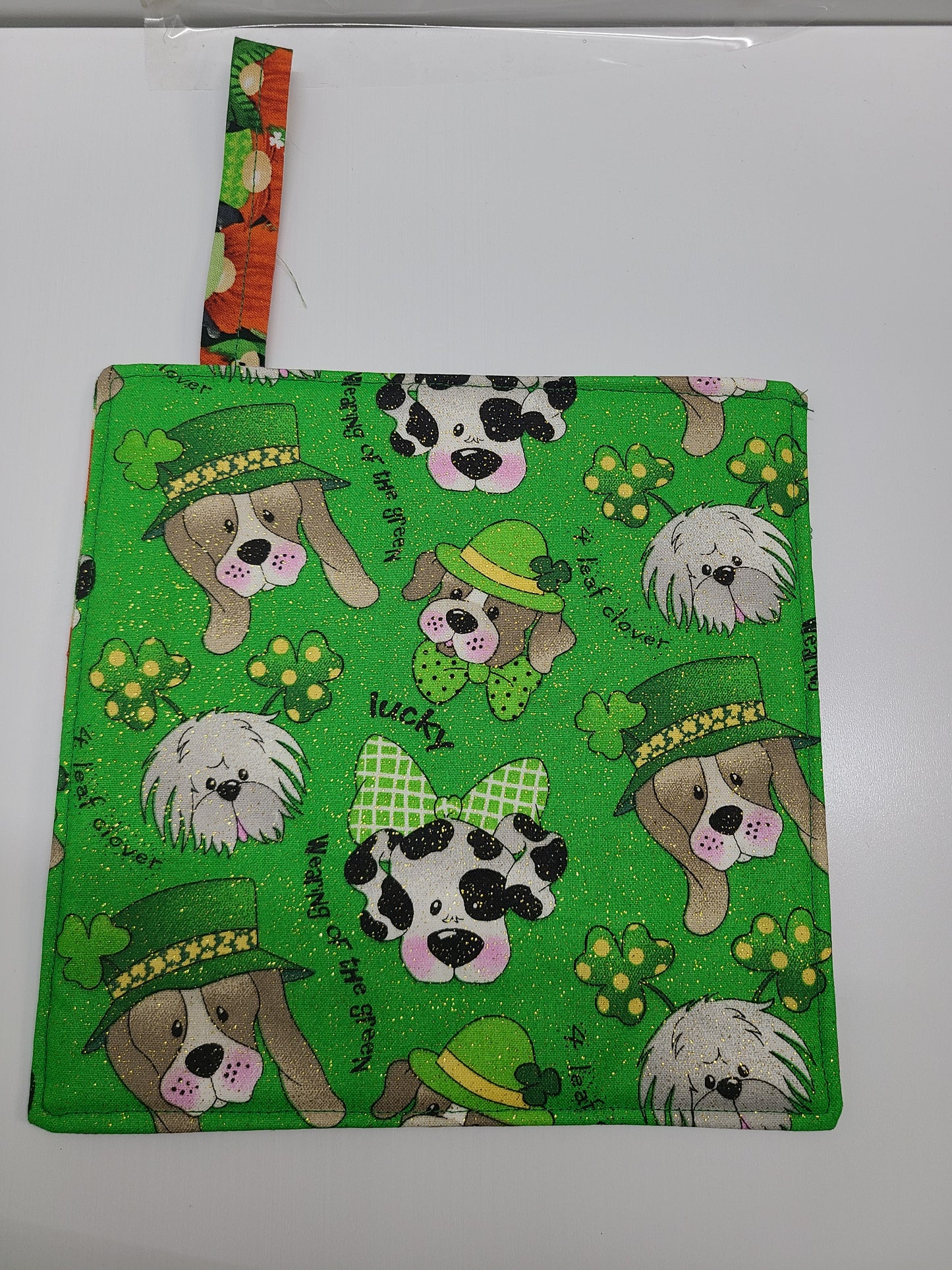 St. Patrick's Day Pot Holder dbl sided