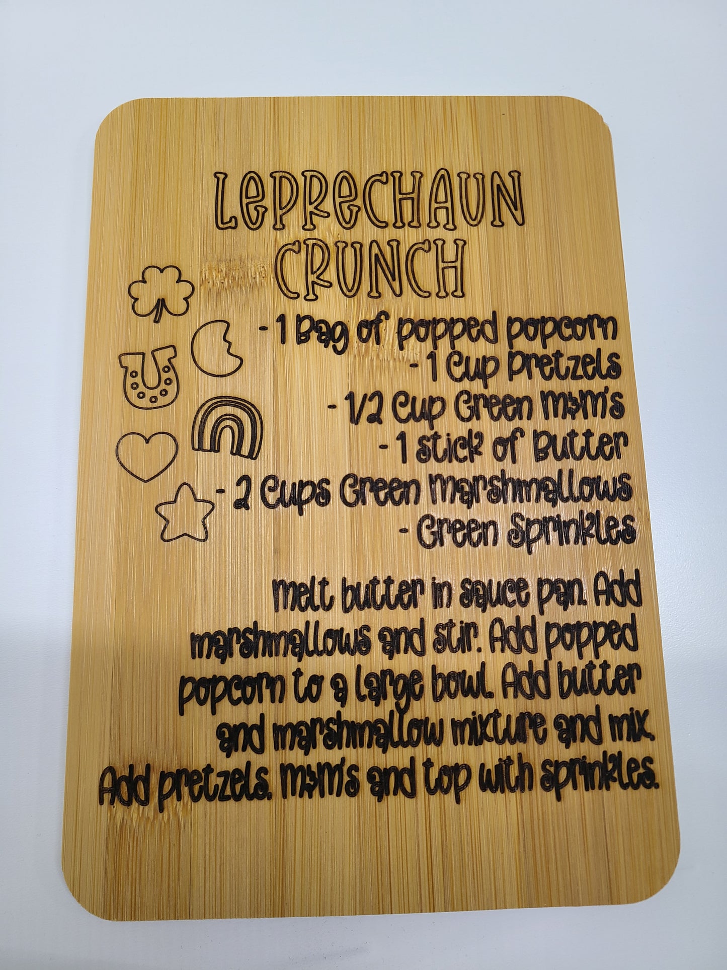 Leprechaun Crunch Cutting Board