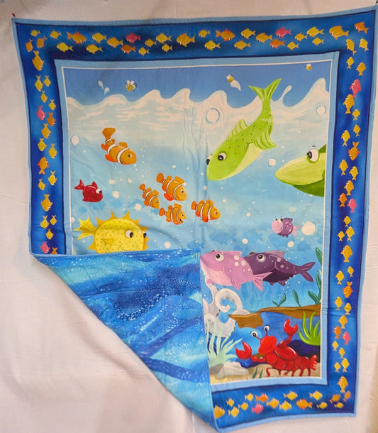 Under the Sea Baby Blanket or Toddler Blanket