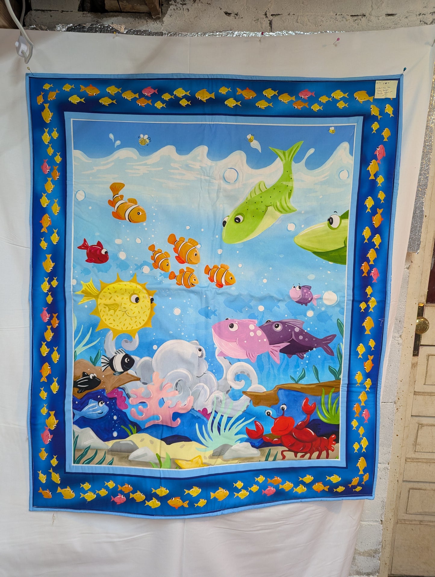 Under the Sea Baby Blanket or Toddler Blanket