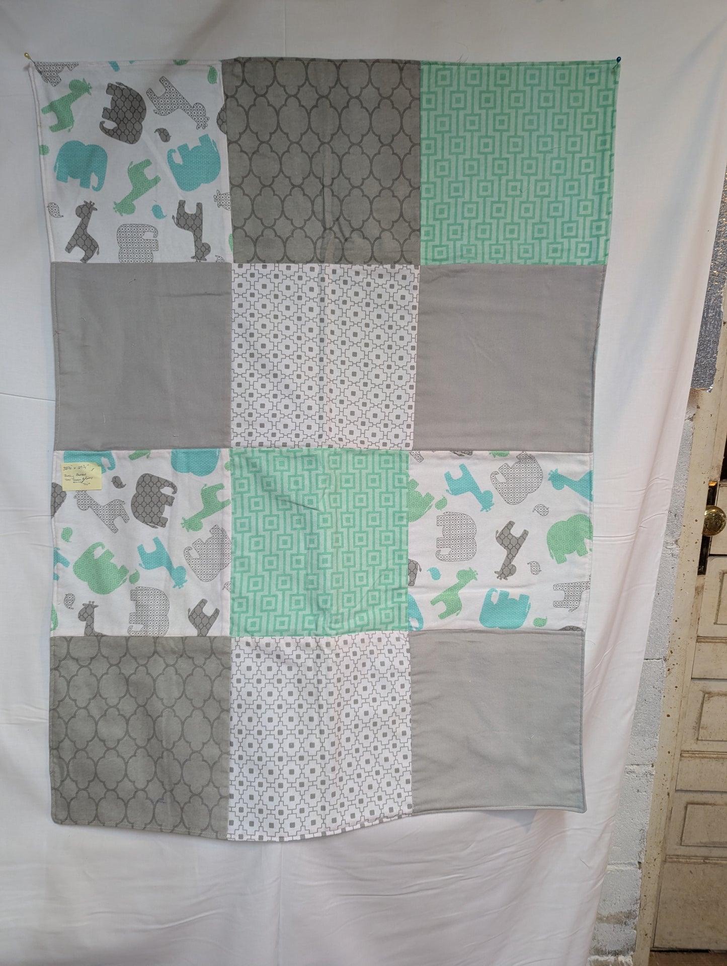 Baby quilted soft Blanket Thin