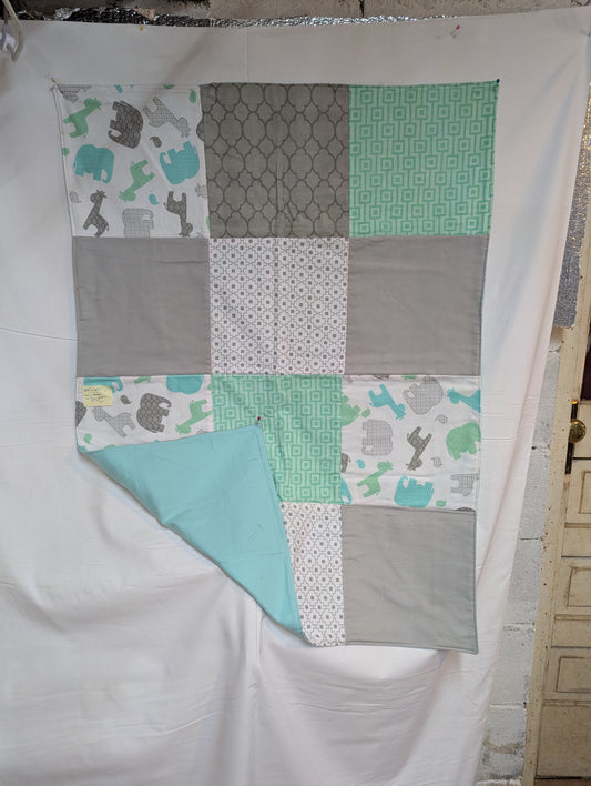 Baby quilted soft Blanket Thin