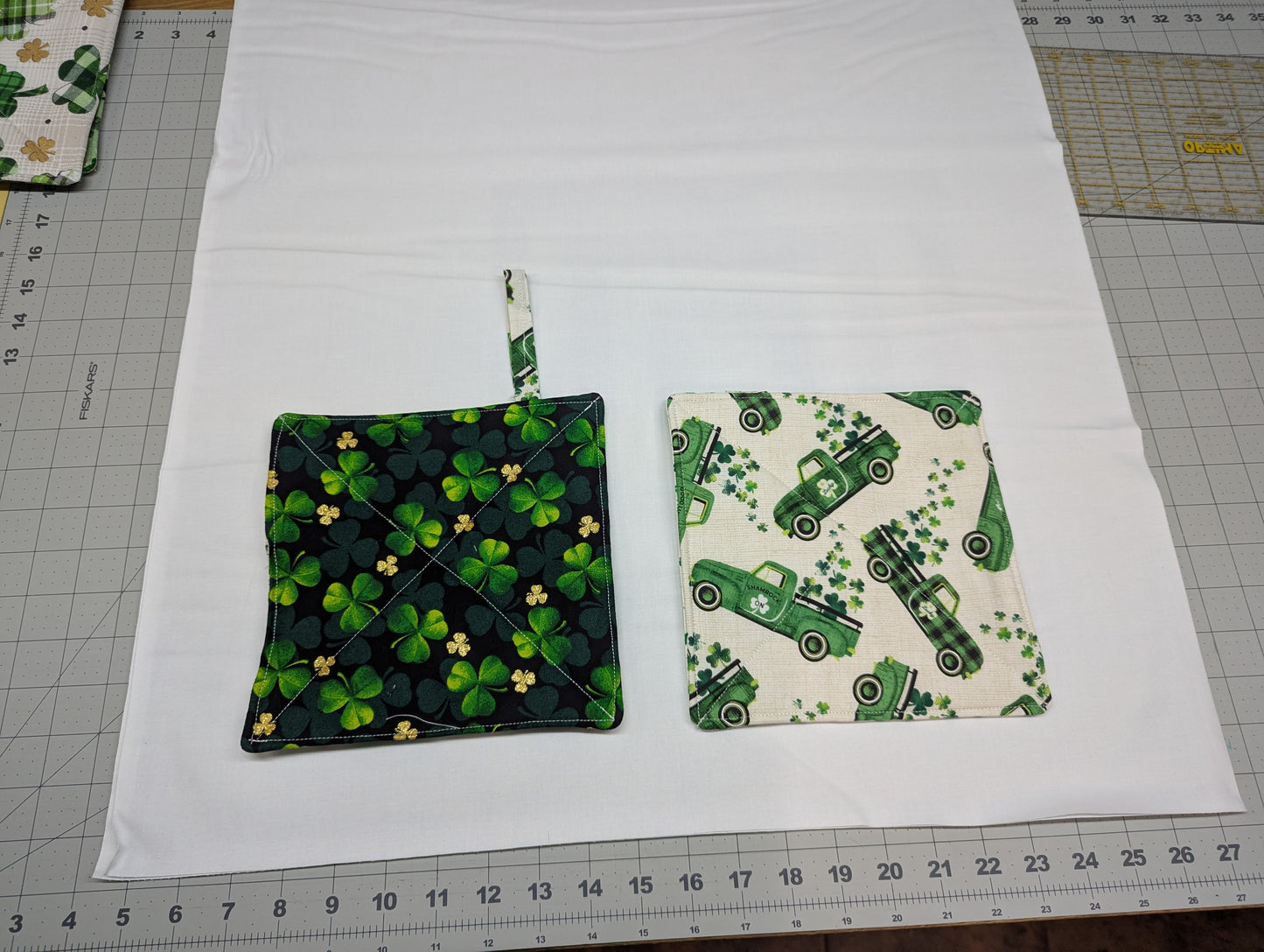 St Patrick's Potholder