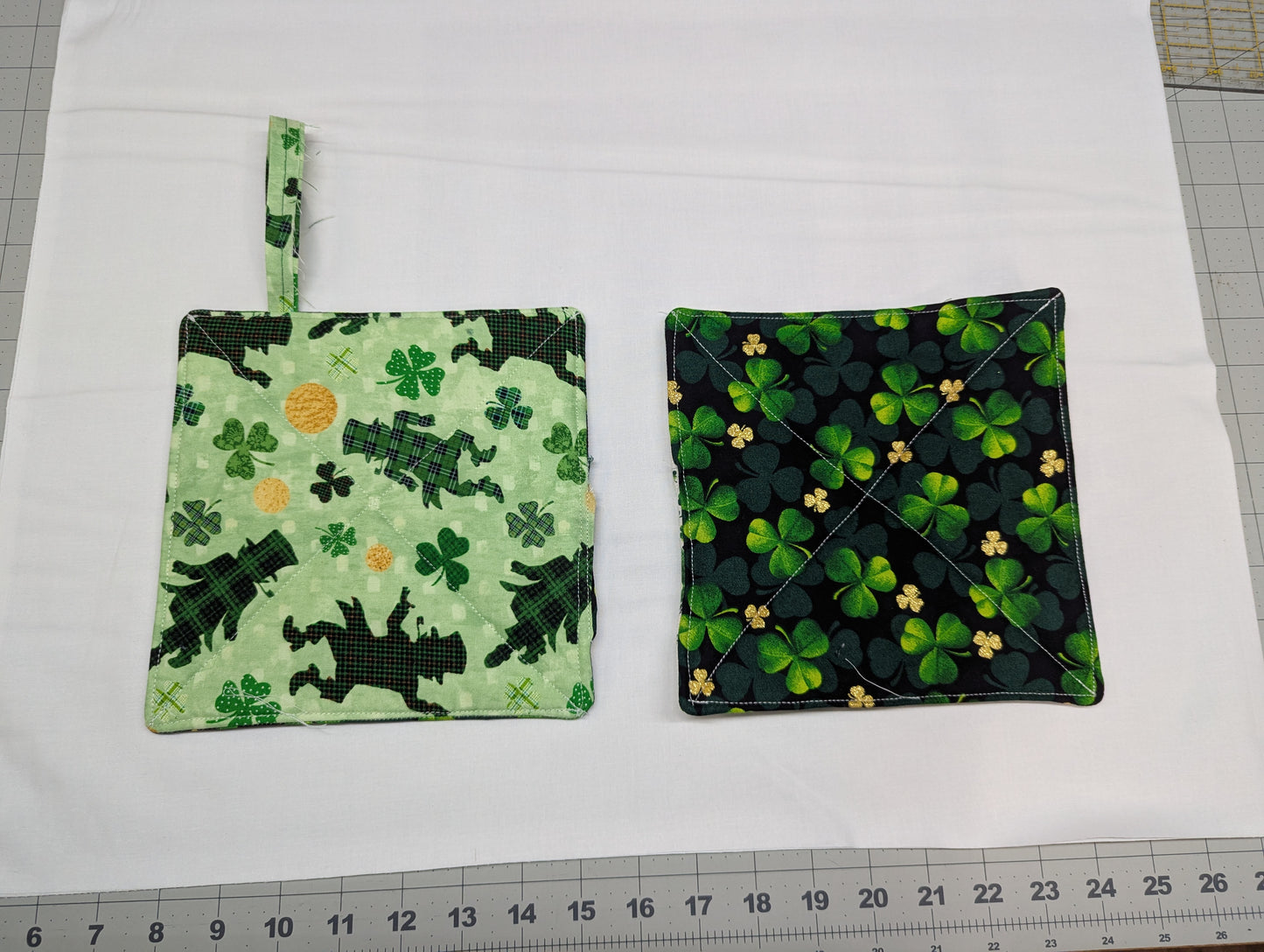 St Patrick's Day Potholder