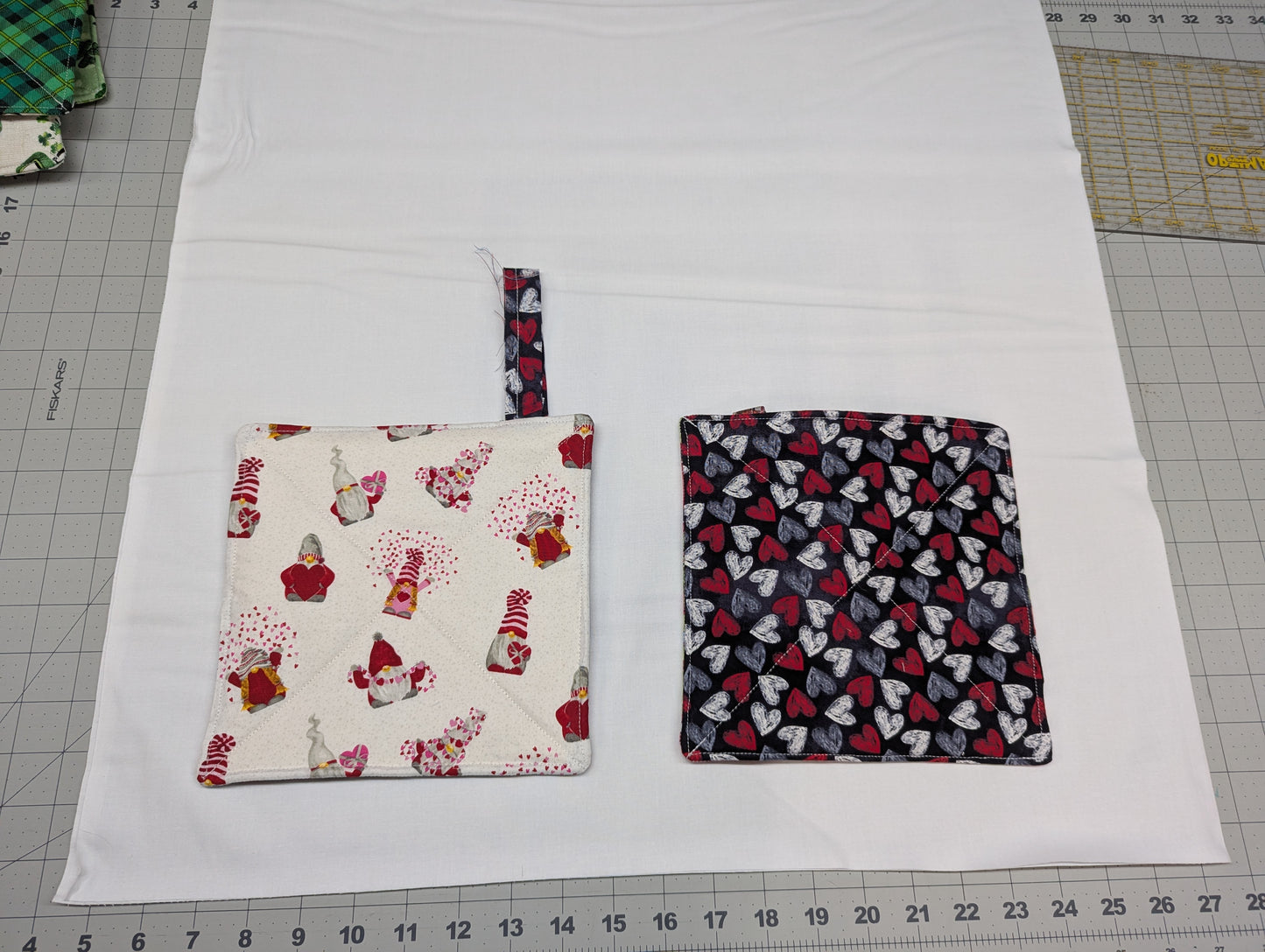 Valentine Day Potholders