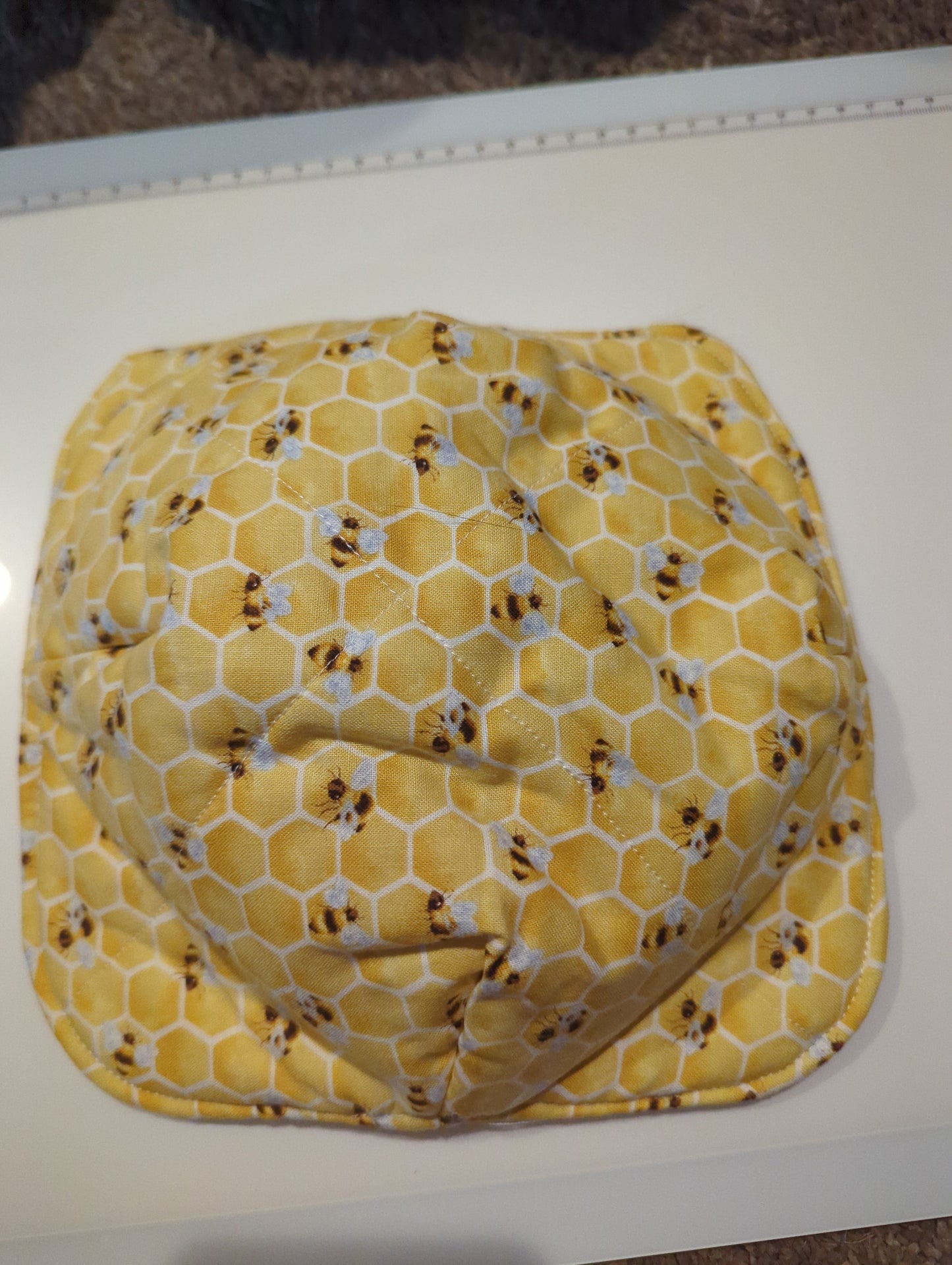 Bee / black sunflower Cozy double sided